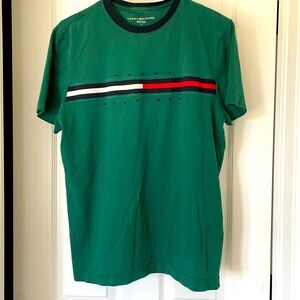 Green Tommy Hilfiger short Sleeve Crew Neck